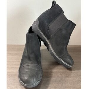 Sorel Women's Evie II Waterproof Chelsea Booties in Black Size 9.5